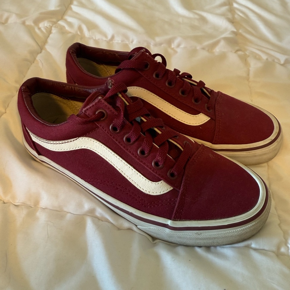 Vans Burgundy Vans
